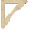 Ekena Millwork Olympic Arts & Crafts Rough Sawn Bracket, Douglas Fir, 6"W x 44"D x 48"H BKT06X44X48OLY03RDF - alternate 3
